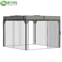 Salle blanche de laboratoire ISO GMP Modulaire Salle blanche exempte de poussière Modulaire Panel mural en PVC souple
