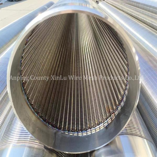 Wire Wrapped Continuous Slot Well Screen Steel Casing Pipe fo Oil Pump Drilling Filter