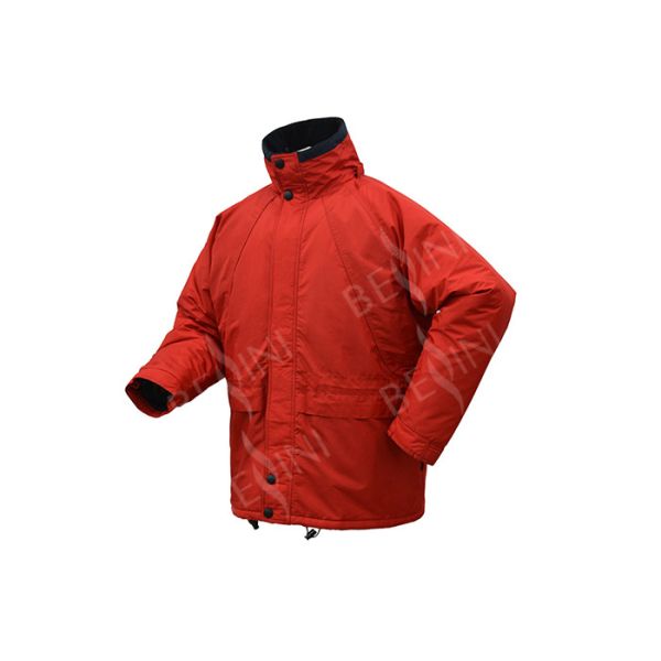 Red Color Mens Waterproof Overalls , European Size Cotton Work Coveralls