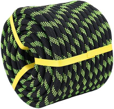 Double Braided Polyester Rope 100 Feet 48 Strands Strong Pulling For Rigging Climbing