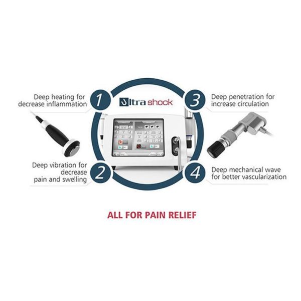 300W Pneumatic Shock Wave Ultrasound Machine Physical Therapy