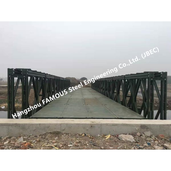 Australia Standard Stable Fortified Medium Span Bailey Bridge Steel Bridge Truss Assembly New Zealand Certified