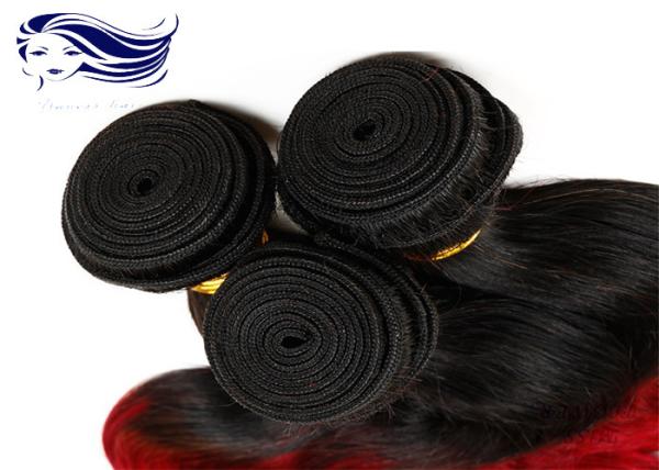 cor brasileira de Ombre do cabelo curto do Virgin 1B/99J para o cabelo preto