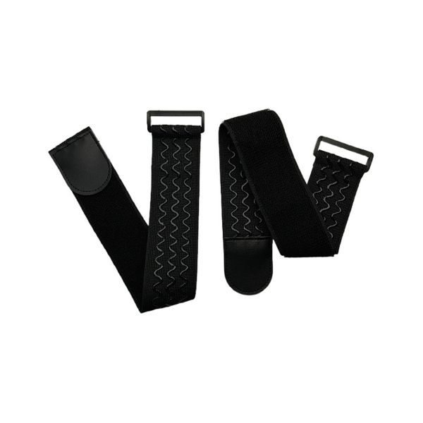 DANSKY Adjustable Wave Rubber Non-Slip Self-Adhesive Elastic Strap with Buckle Hook and Loop Fastener