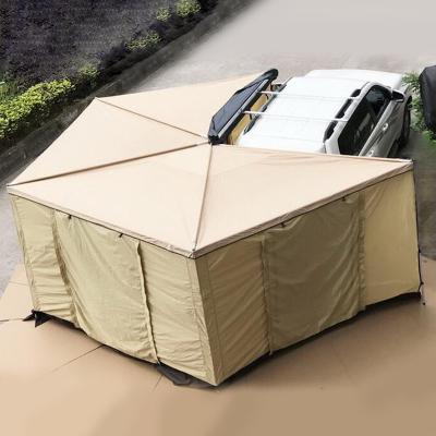Barraca de acampamento superior Sunproof do carro retrátil de 270 graus impermeável
