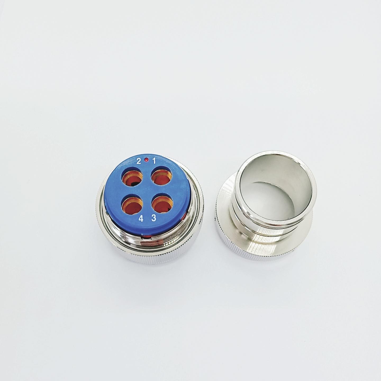 Y17P Series Shielding Shell Connector Y17P*‑2004TJ5 4 Pin Male Plug Bayonet Circular Plug Connector