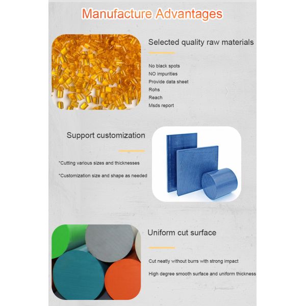 30% Glass Fiber Reinforced Polyetherimide PEI Rod High Temperature Resistance