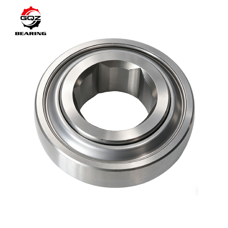 209KRRB2 bearing Agricultural Bearings Hex Bore Insert Ball Bearing 38.125mm For Harvester & Farm Conveyor Machinery