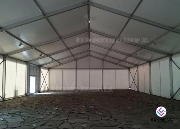 Professional Big Outside Industrial Storage Tent With Rolling Door 20 30M Width