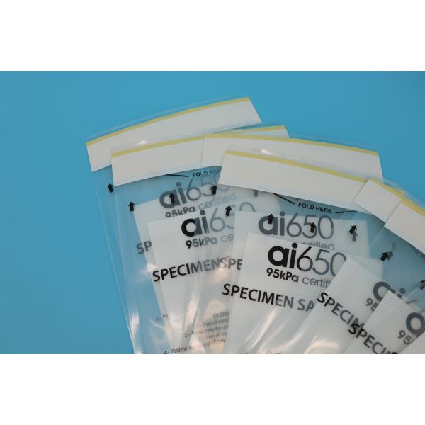 High Pressure 95kpa Specimen Transportation Bags Glossy Surface Finish