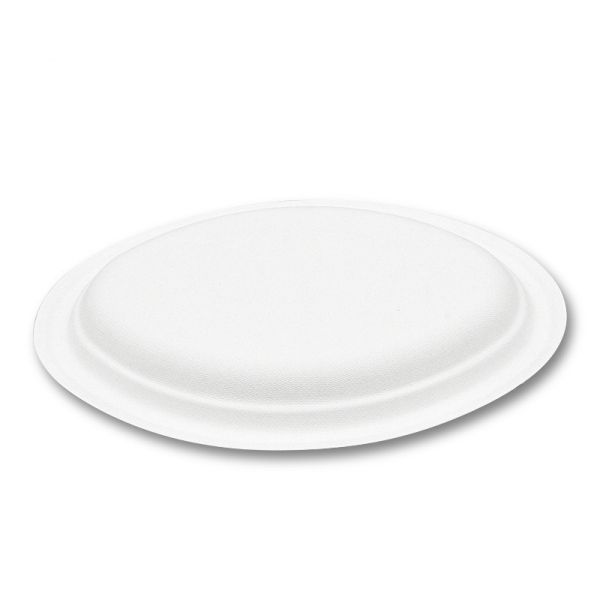 47.00cm * 33.00cm * 31.50cm Eco-Friendly 9inch Sugarcane Bagasse Round Disposable Plate