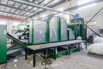 Máquina de cardadura não tecida dobro de Doffer
