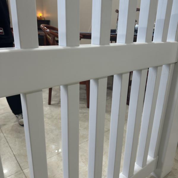 1.22m High Lightweight PVC Garden Fence Cost Effective for Yards Outdoor spaces