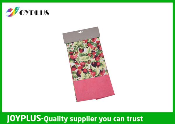 Non Woven Microfiber Cleaning Cloth Wth Printed Pattern Customized Color / Size
