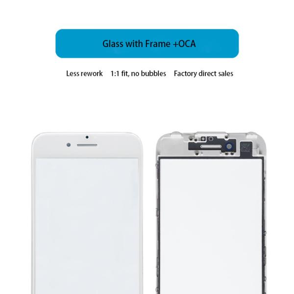CE Iphone 7 OCA Glass Assembly / Original Front Screen Glass Lens