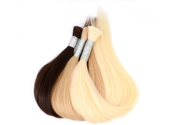 Extensões 100% maiorias reais do cabelo humano, cabelo humano maioria brasileiro sem trama