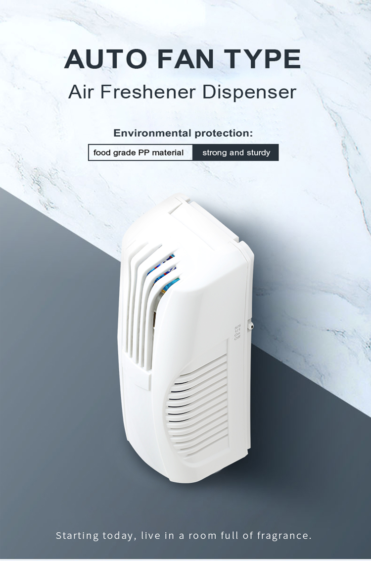 Распределитель Freshener воздуха аэрозоля машины благоуханием вентилятора KWS умный приурочивая PP пластиковый прочный