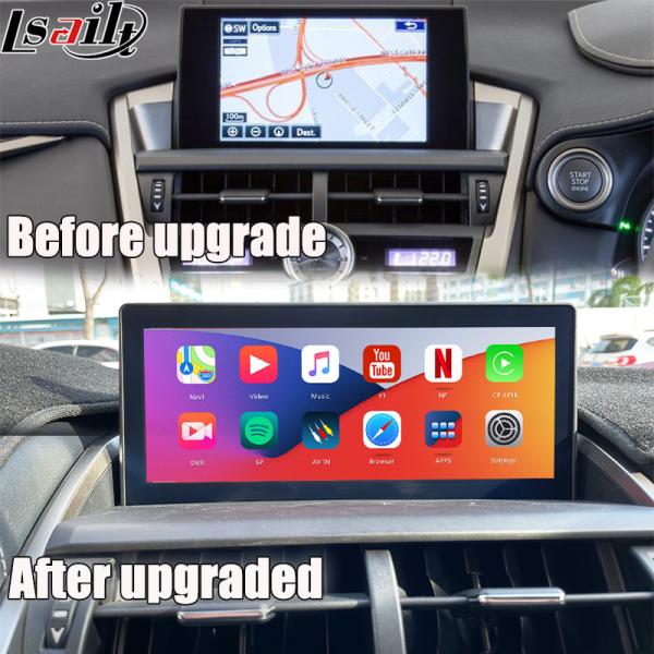 Écran Android Lexus pour Lexus NX200T NX300H 2015-2017 10,25 pouces IPS HD Display Android 13 CarPlay sans fil, Android Auto
