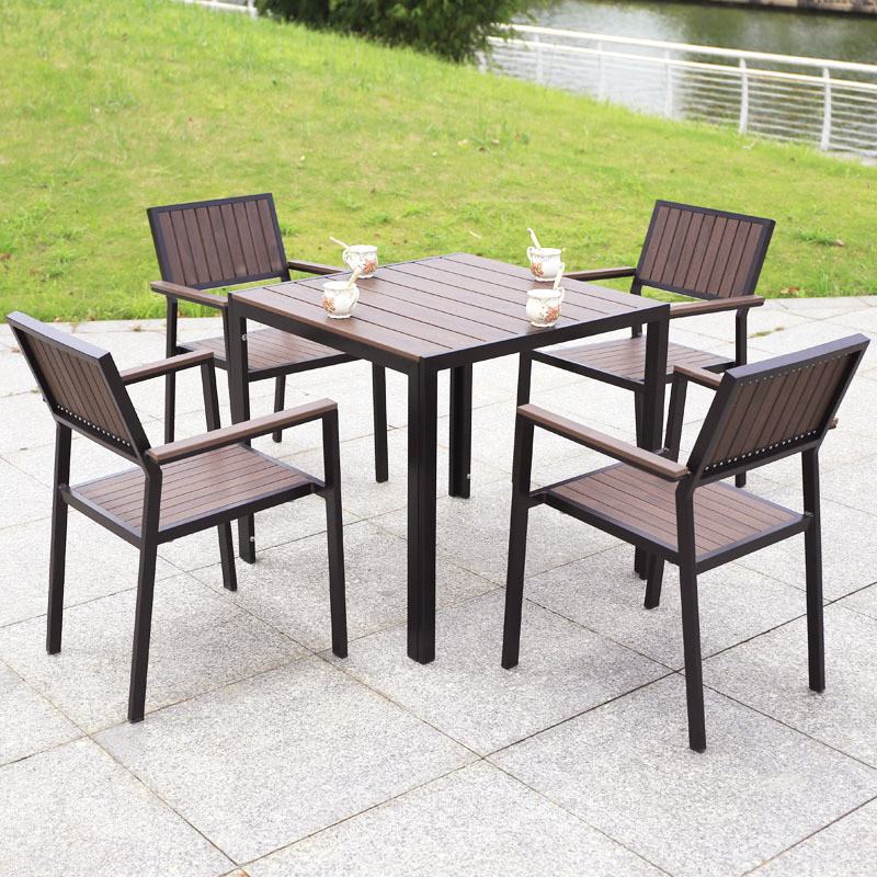 Outdoor Aluminum Coffee Table for NO Folded in Retail Shops and Pool Tables