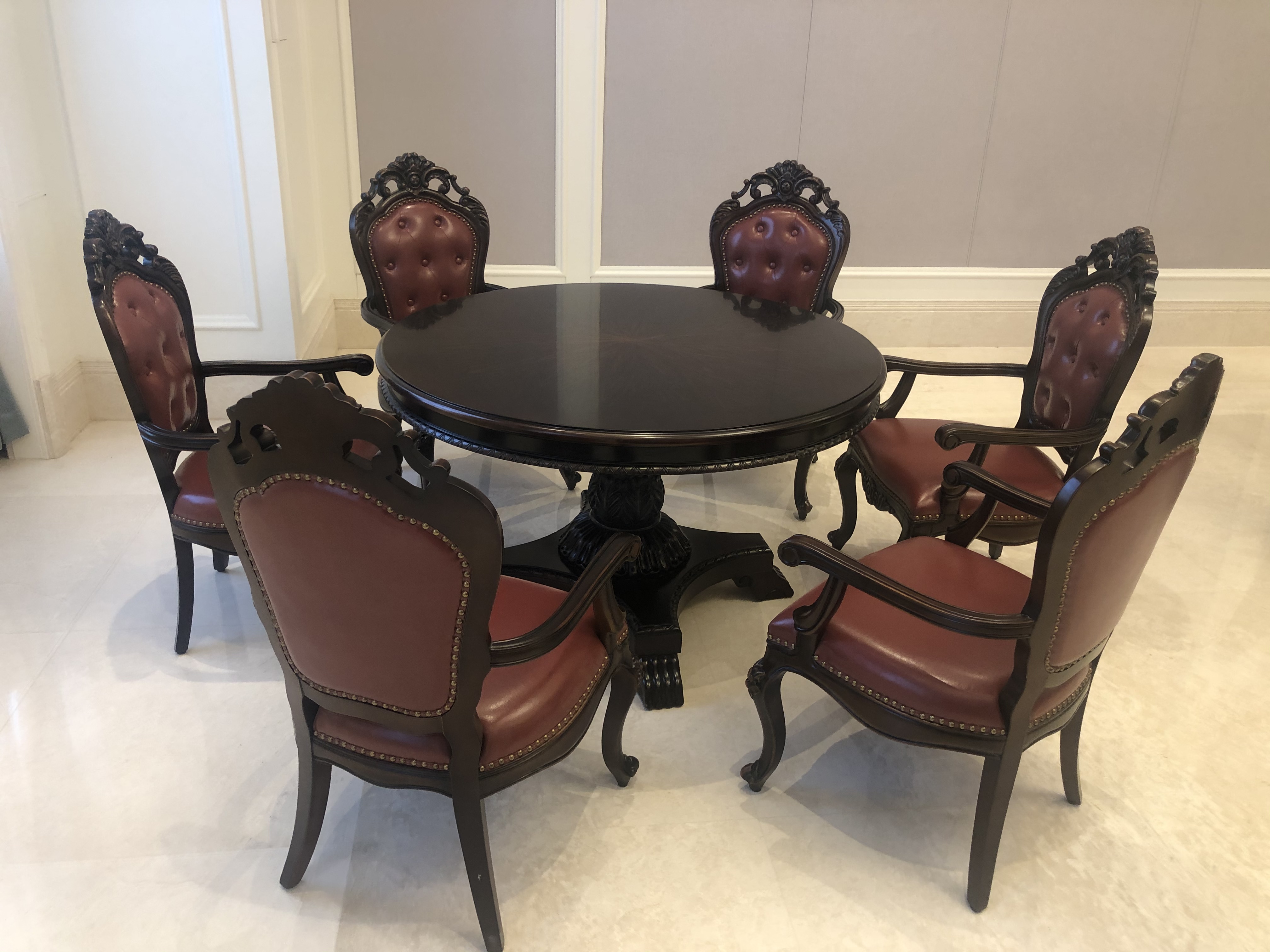 обеденный стол пятизвездочного международного отеля гостиницы изготовленный на заказ установил Wearproof водоустойчивый подгонянный набор софы