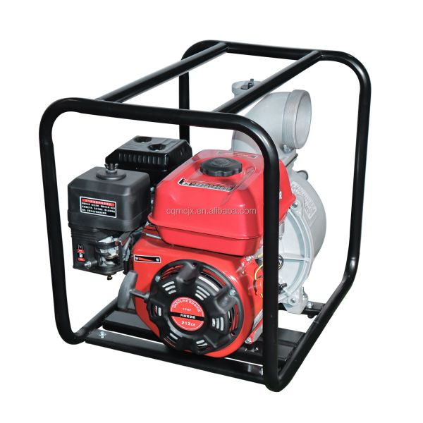 Max Head 80m High Pressure 2 Inch Single Cylinder 4 Stroke Air Cooled Petrol Fire Pump