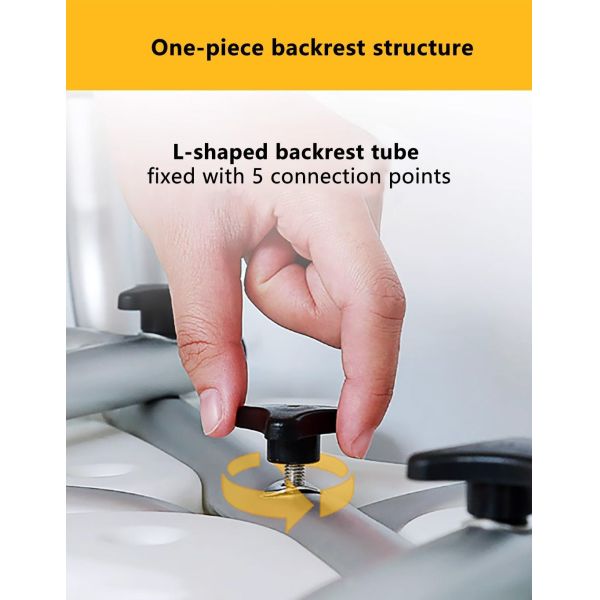 Senior Friendly Bathroom Chair For Shower Adjustable Height Aluminium Bath Chair With Backrest