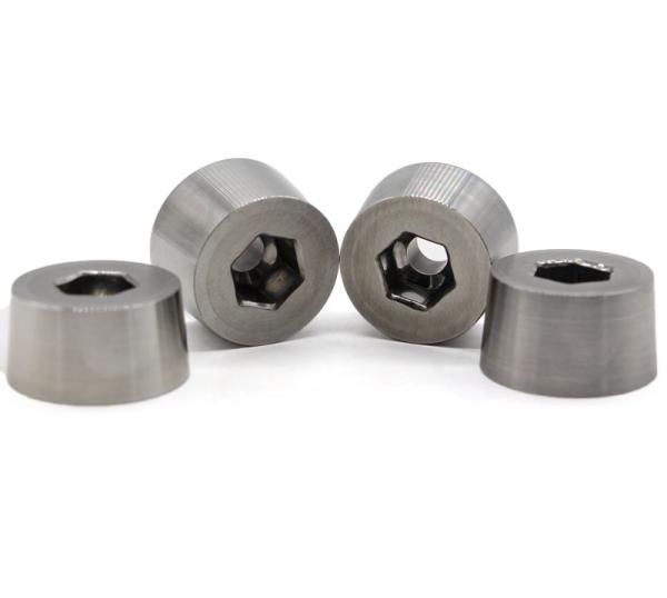Straight Hole Tungsten Carbide Dies CAD Design For Screw Making