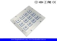 IP68 matriz Piezo Ruggedized Hyper do teclado numérico 3x4 para ambientes ásperos