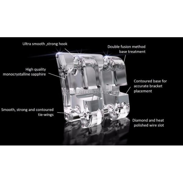Actualice su práctica ortodóntica con soportes de zafiro Roth hechos en Corea 0.018 0.022