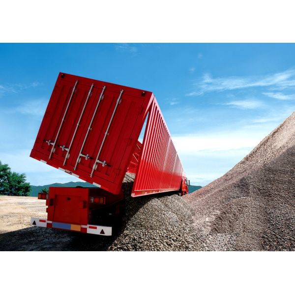 12000х2500х1500мм стальной суперссылки боковой наклонитель нагрузочный прицеп 60 тонн тандемный грузовик продажи