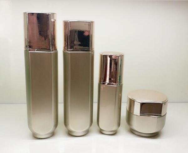 Soins de la peau cosmétiques en verre adaptés aux besoins du client de pots de bouteille et de crème empaquetant la divers peinture et Silkscreen