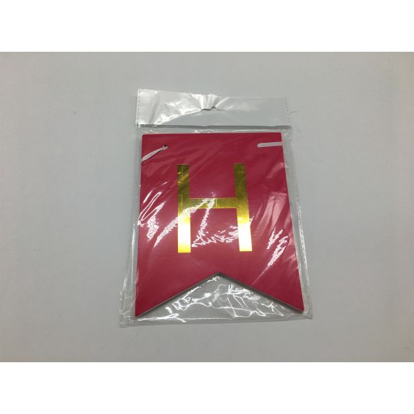 Custom Printed Paper Letter Festival Party Decorations Wedding Party Banners And Tassel