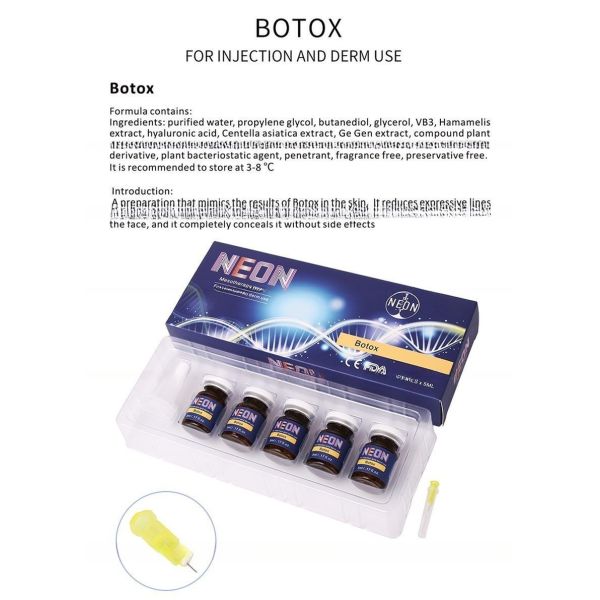 Skincare Bo Tox Mesotherapy Serum Anti-Aging Firming Face Skin Booster Reduce Fine Lines Wrinkles