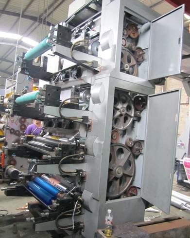 HDPE LDPE Film Flexographic Printing Machine With Automatic EPC Device 60 - 80m/min