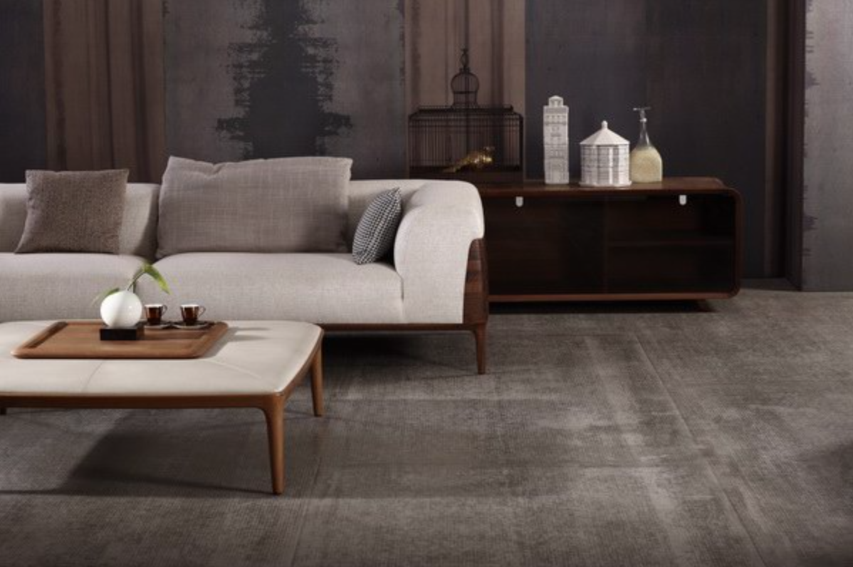 Popular Walnut Modern Sofa Set High Density Foam Home Decoration