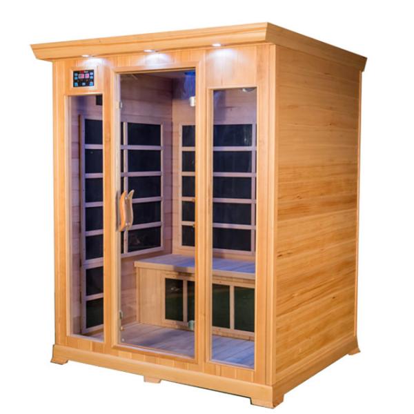 2100W Ultraviolet Home Sauna Room Far Inrared Dry Steam 3 Person