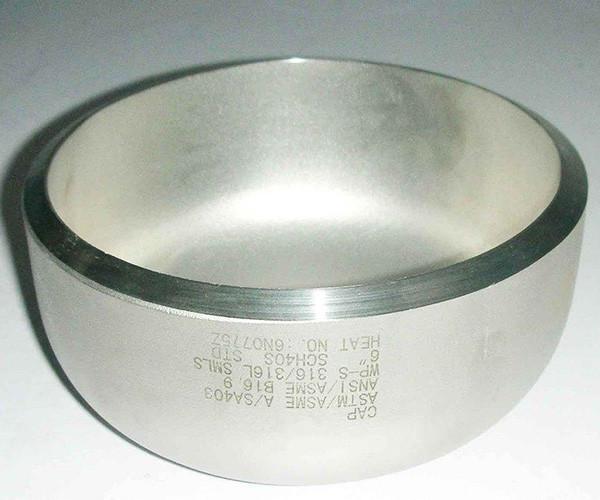 A234 WP11 Stainless Steel Buttweld Caps With Rolled Forged Technics