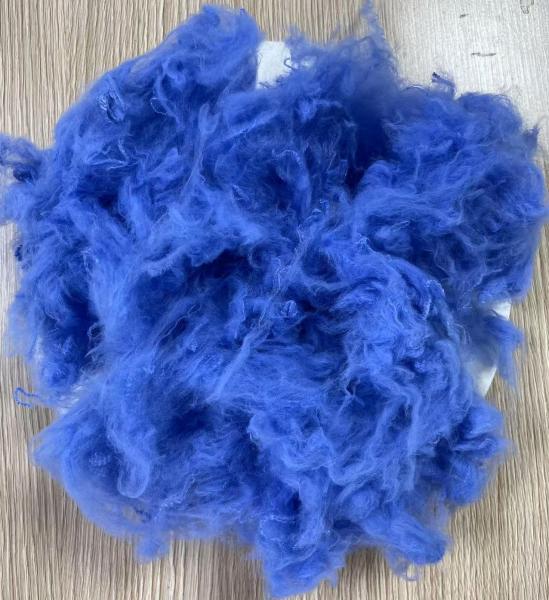 Colored Dope Dyed Polyester Fiber 1.5D 38mm High Durability