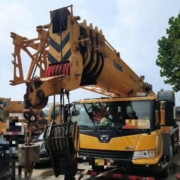 50T Crane à cinq bras Jib Truck monté hydraulique de levage Cran de camion mobile pour le levage