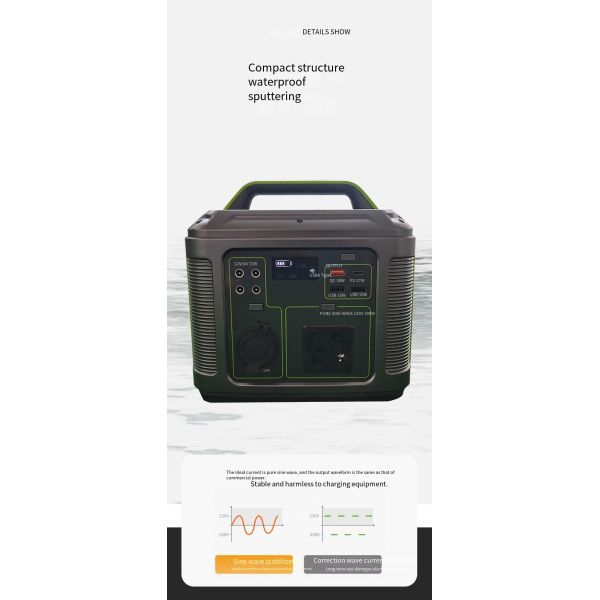 Home Portable Lithium Battery Fast Charging Portable Outdoor Power Station