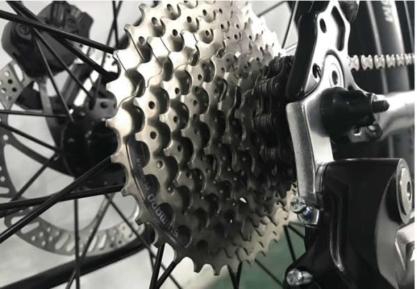 26er Aluminum Electric Fat Bike , Mid - Drive Black 1000w Electric Bike