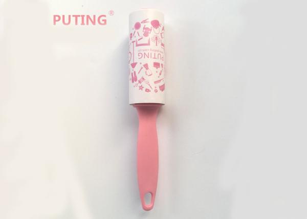 Puting reusable sticky roller dust pet hair remove cleaning washable lint carpet clothes brush bow mini