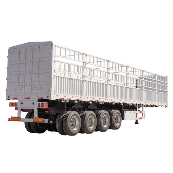 12/16 Tire Number 2/3/4 Axles Warehouse Sidewall Semi Trailer With Jost E100 Landing Gear