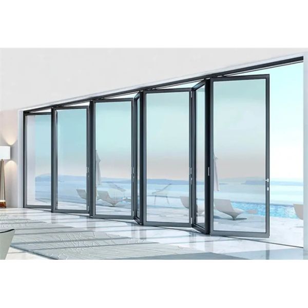 Upgrade To Triplex Glass Modern Design Bi-Fold Doors With Aluminium Alloy