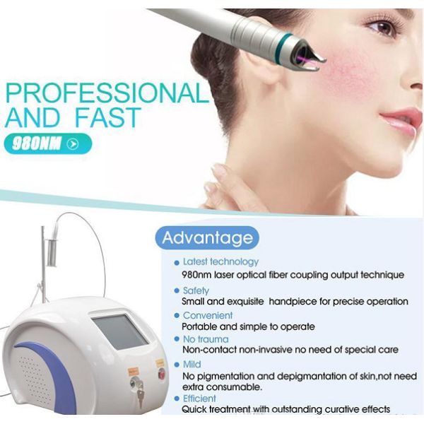 Вен паука машины красоты лазера диода Ce медицинское удаление 15w/20w/30w 980 васкулярное