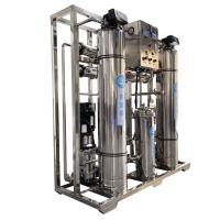 Fábrica de productos químicos 500L/H Tratamiento de agua por ósmosis inversa de una sola etapa
