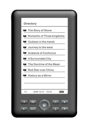 Branco preto de prata de Ebook ORB-501