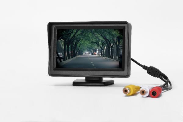 4,3 câmera reversa do carro da visão noturna 1080P do monitor do painel do carro da polegada