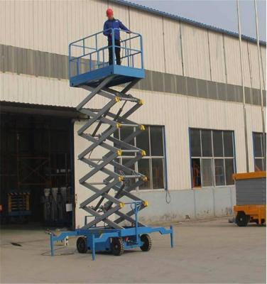 Electric Scissor Lifts 500kg 6m 8m 10m Hydraulic Aerial Work Platform