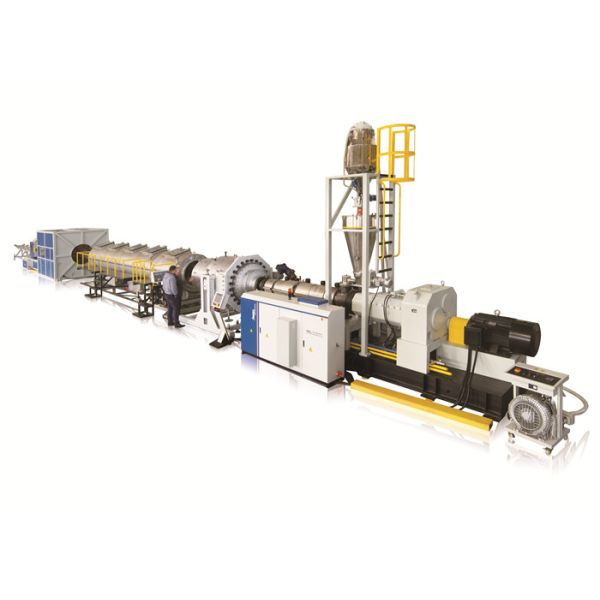 Коническая двойная линия штранг-прессования трубы ПВК винта 1000мм